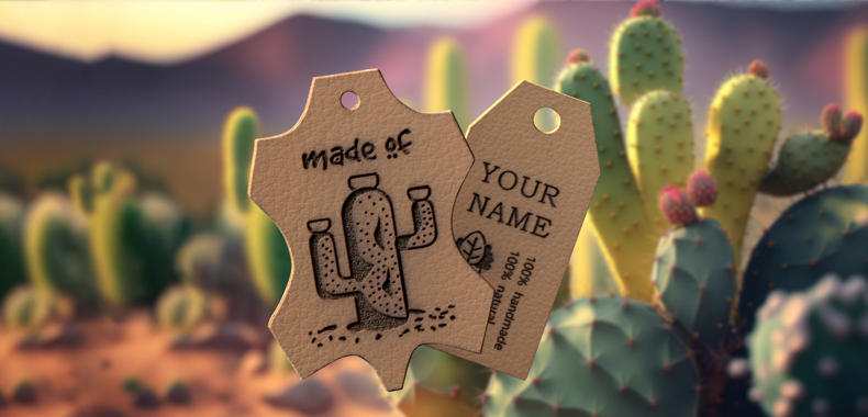Nieuw en uniek: ontdek nu cactusleer voor jouw labels