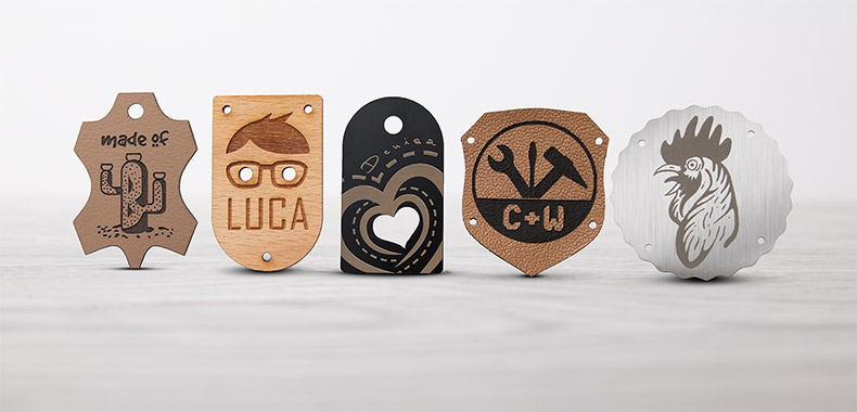 Elegantie middels laser - leer, acryl, hout, metaal...