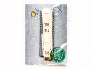 Geweven katoenen maatlabels – kindermaten 50 tot 176  - Artikel-nr. 960