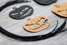 Set van 10 FloraPap hangers met pompoen-design - Artikel-nr. 8304