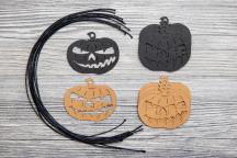 Set van 10 FloraPap hangers met pompoen-design - Artikel-nr. 8304