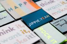 Designer-set textiellabels 'Power Up!' by Unikati - Artikel-nr. 9127