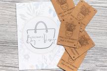 Designer-labelset 'Bloom & Flower' by Unikati - Artikel-nr. 9131