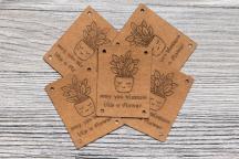 Designer-labelset 'Bloom & Flower' by Unikati (FloraPap) - Artikel-nr. 9131