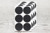 Ronde krijtbordstickers in strak design - Artikel-nr. 9242