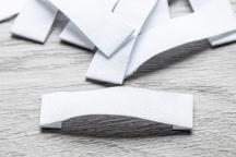 Witte blanco stoffen labels TEX38 om te stempelen - Artikel-nr. 2752