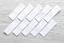 Witte blanco stoffen labels TEX59 om te stempelen - Artikel-nr. 2754