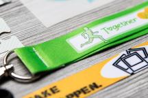 Lanyard voor teams en verenigingen met hardloopmotief - Artikel-nr. 3005