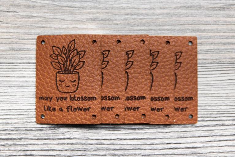 Designer-labelset 'Bloom & Flower' by Unikati - Artikel-nr. 9131