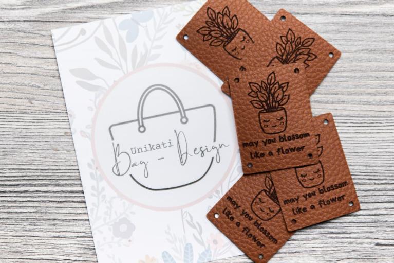 Designer-labelset 'Bloom & Flower' by Unikati - Artikel-nr. 9131