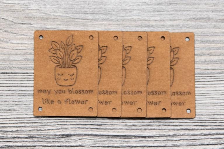 Designer-labelset 'Bloom & Flower' by Unikati - Artikel-nr. 9131