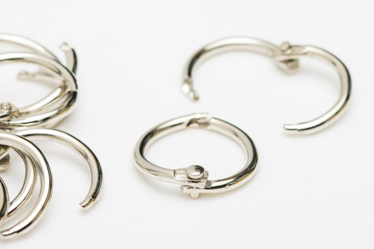 Ringen zilver, Ø binnenzijde 14 mm (Artikel-nr. 2111)