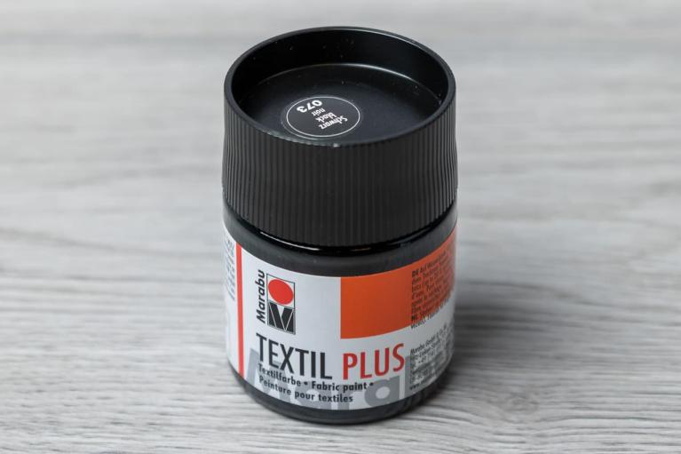 Marabu Textil Plus 50 ml  (zwart) - Artikel-nr. 2511
