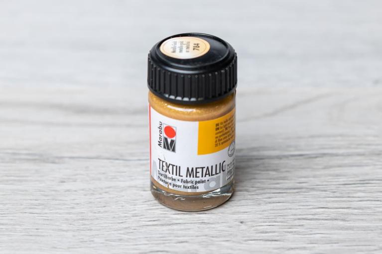 Marabu Textil Metallic 15 ml  (metallic-goud) - Artikel-nr. 2512