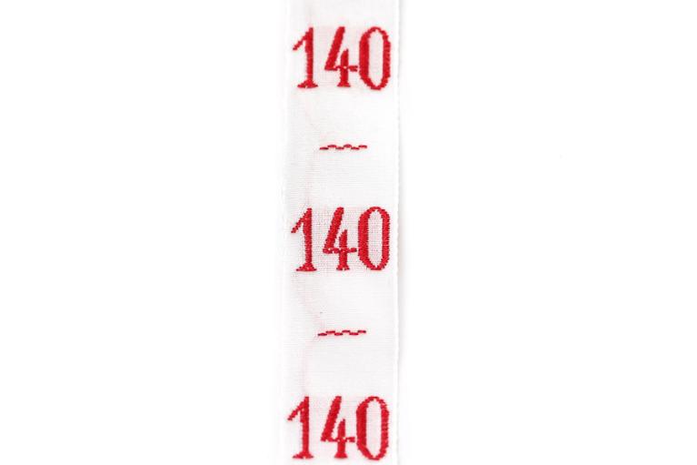 Textiellabels - cijfers liggend formaat 15 mm (Artikel-nr. 908)