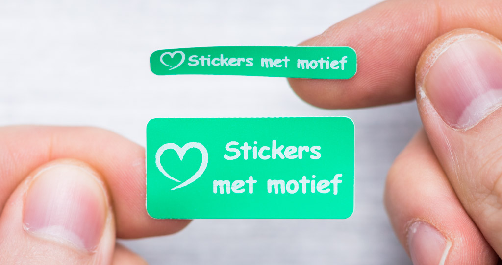 Nylon stickers, stickers met motief